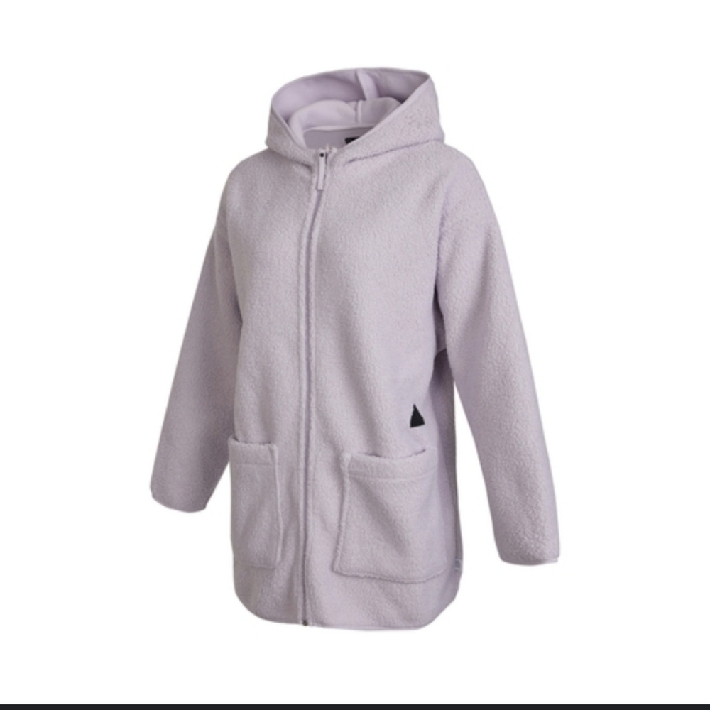 Adidas Light Purple Polar Fleece Jacket. NWT